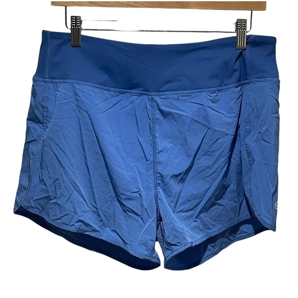 Gradual Shorts Womens XL Blue Running Lined 3" Inseam Zip Pocket Quick Dry